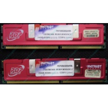Память 512Mb (2x256Mb) DDR-1 533MHz Patriot PEP2563200+XBL (Каменск-Уральский)
