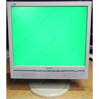 Б/У монитор 17" Philips 170B с колонками и USB-хабом в Каменске-Уральском, белый (Каменск-Уральский)